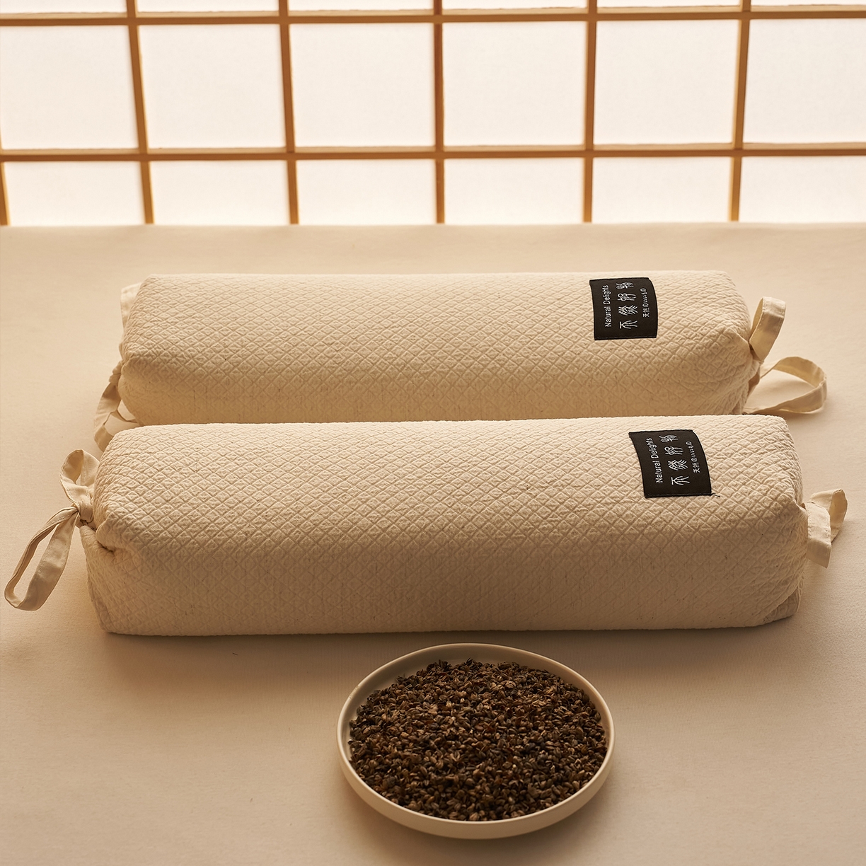 91家纺网 家纺一手货源 找家纺 （总）乐可 2026新款棉麻天然好物糖果枕荞麦枕枕头枕芯