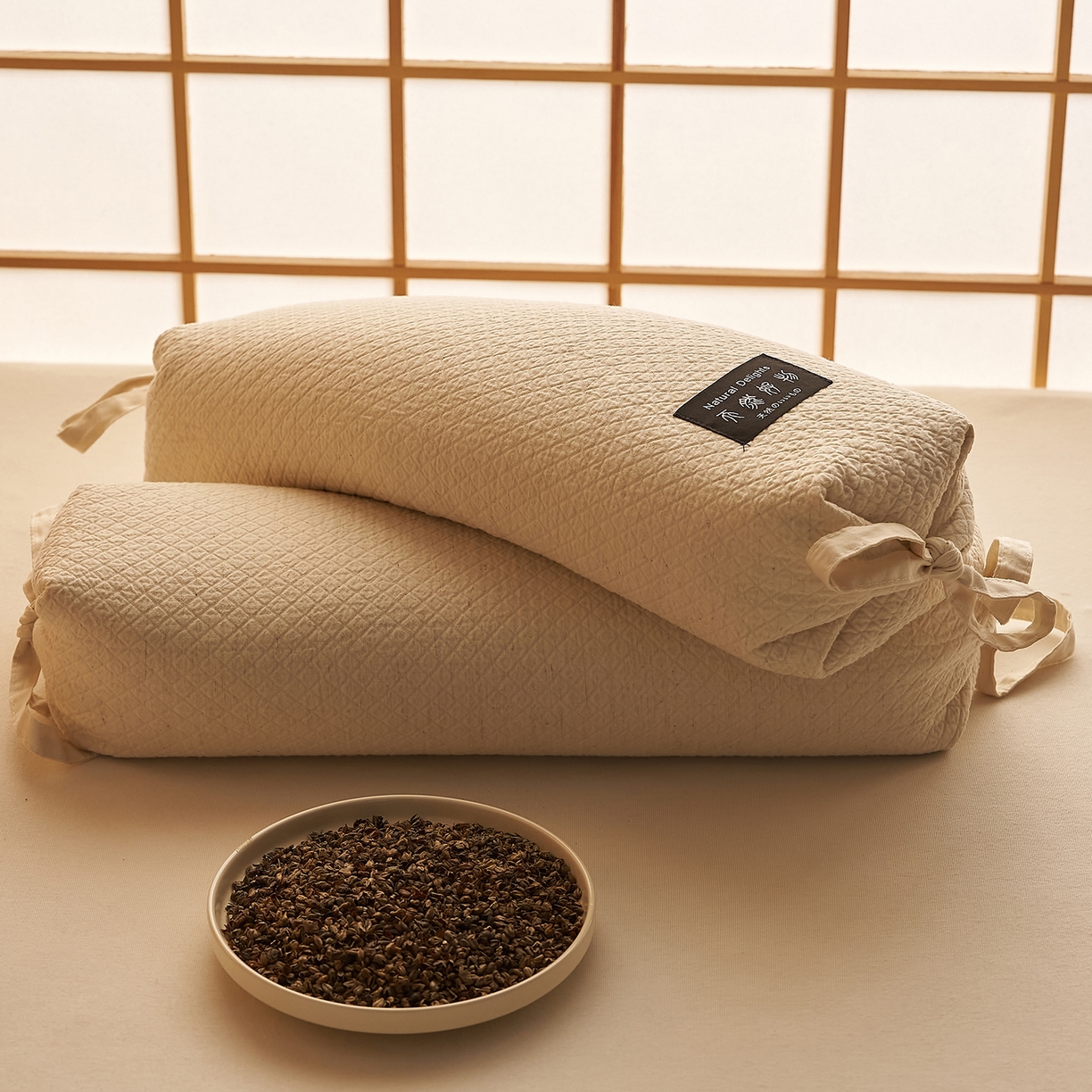 91家纺网 家纺一手货源 找家纺 （总）乐可 2026新款棉麻天然好物糖果枕荞麦枕枕头枕芯