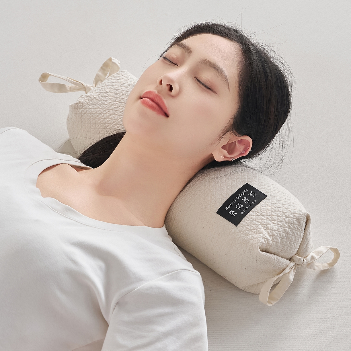 91家纺网 家纺一手货源 找家纺 （总）乐可 2026新款棉麻天然好物糖果枕荞麦枕枕头枕芯