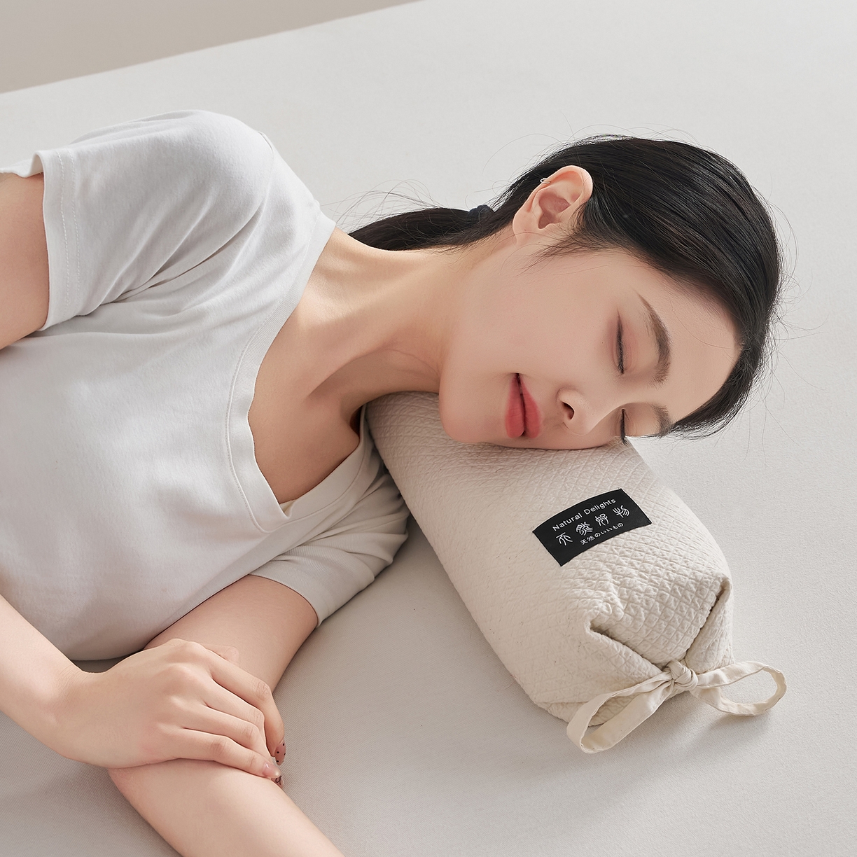 91家纺网 家纺一手货源 找家纺 （总）乐可 2026新款棉麻天然好物糖果枕荞麦枕枕头枕芯