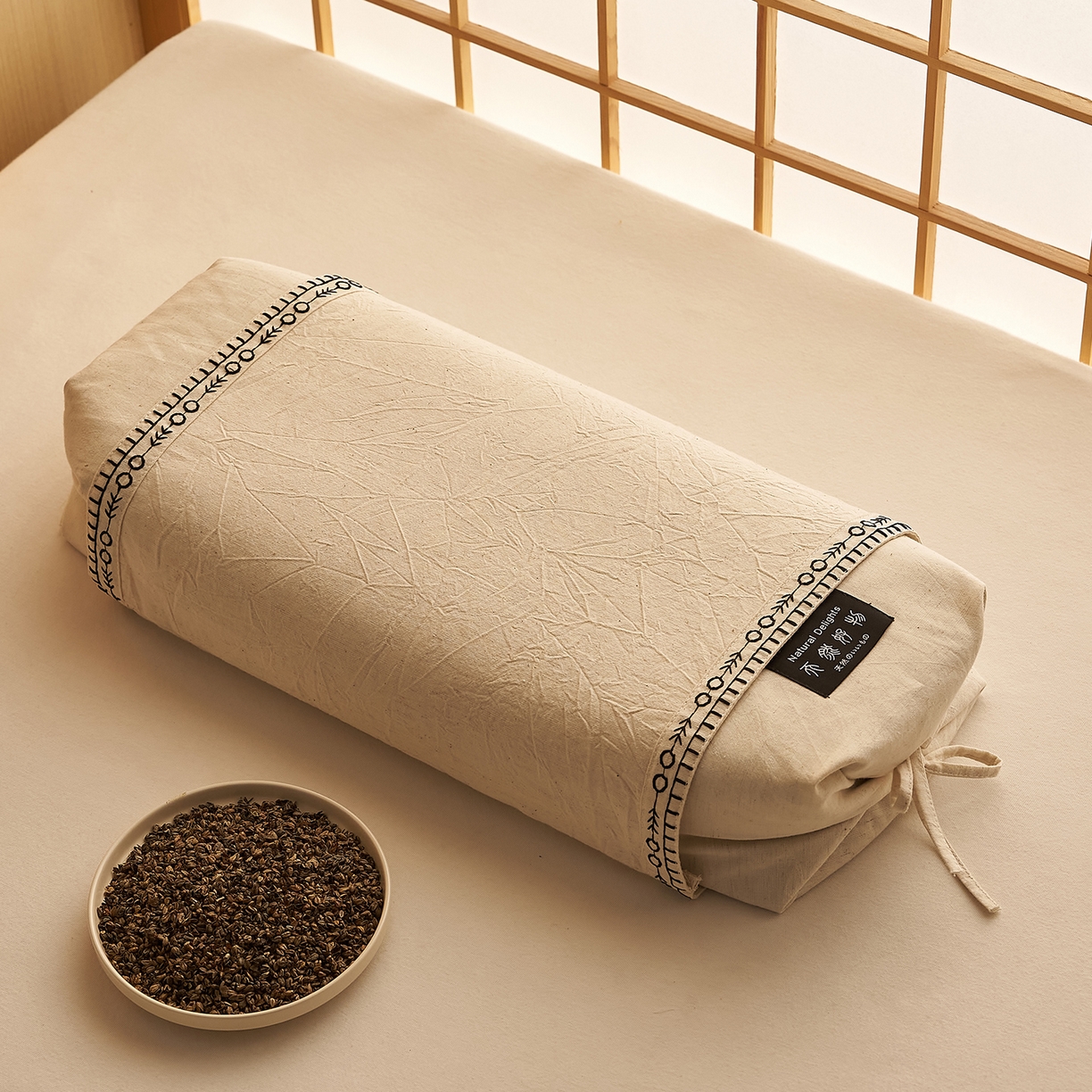 91家纺网 家纺一手货源 找家纺 （总）乐可 2026新款棉麻天然好物调节枕荞麦枕枕头枕芯