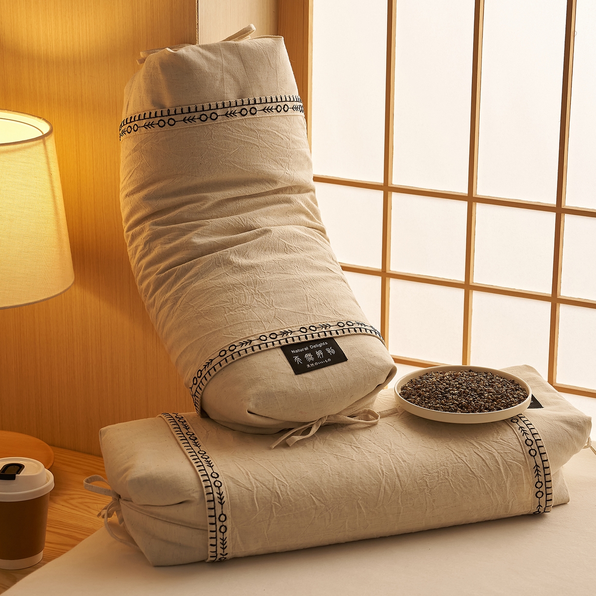 91家纺网 家纺一手货源 找家纺 （总）乐可 2026新款棉麻天然好物调节枕荞麦枕枕头枕芯