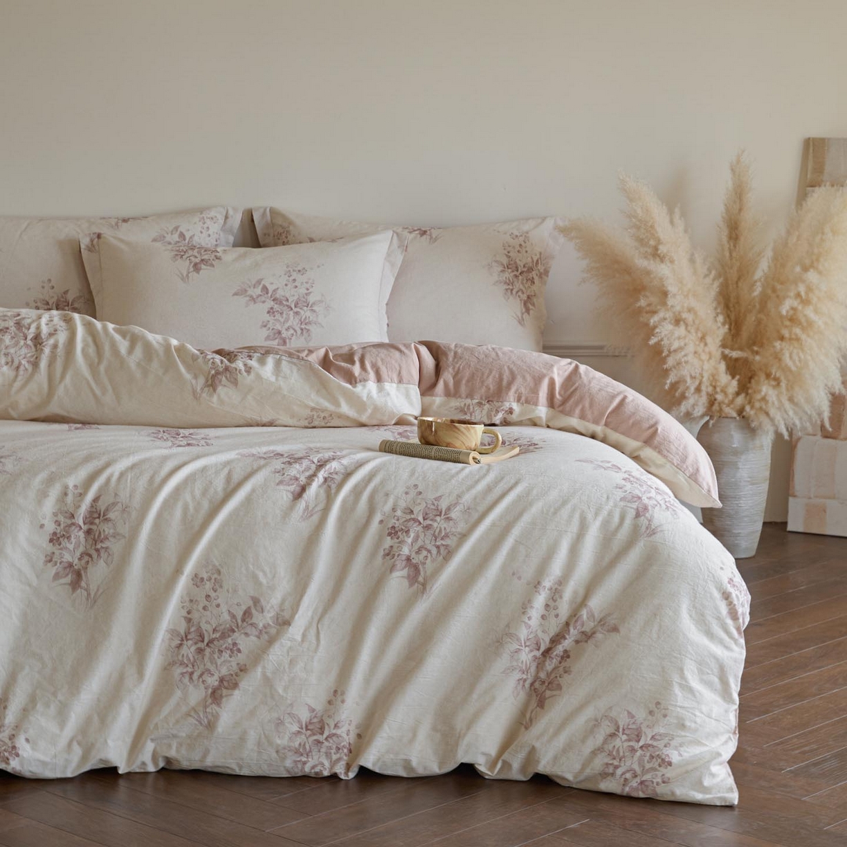 （总）涵宸家纺 2026新款棉麻数码印花四件套