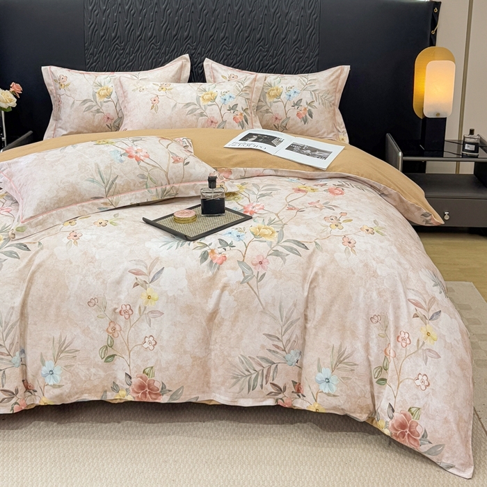 91家纺网 家纺一手货源 找家纺 （总）凌鼎 2025新款100%全棉生态磨毛四件套系列1