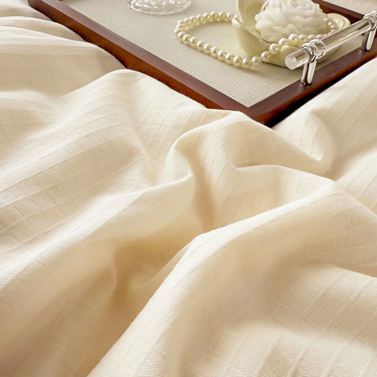 91家纺网 家纺一手货源 找家纺 （总）栩裕纺织 2026新款99%纯棉大豆被（AB）版子母被被子被芯