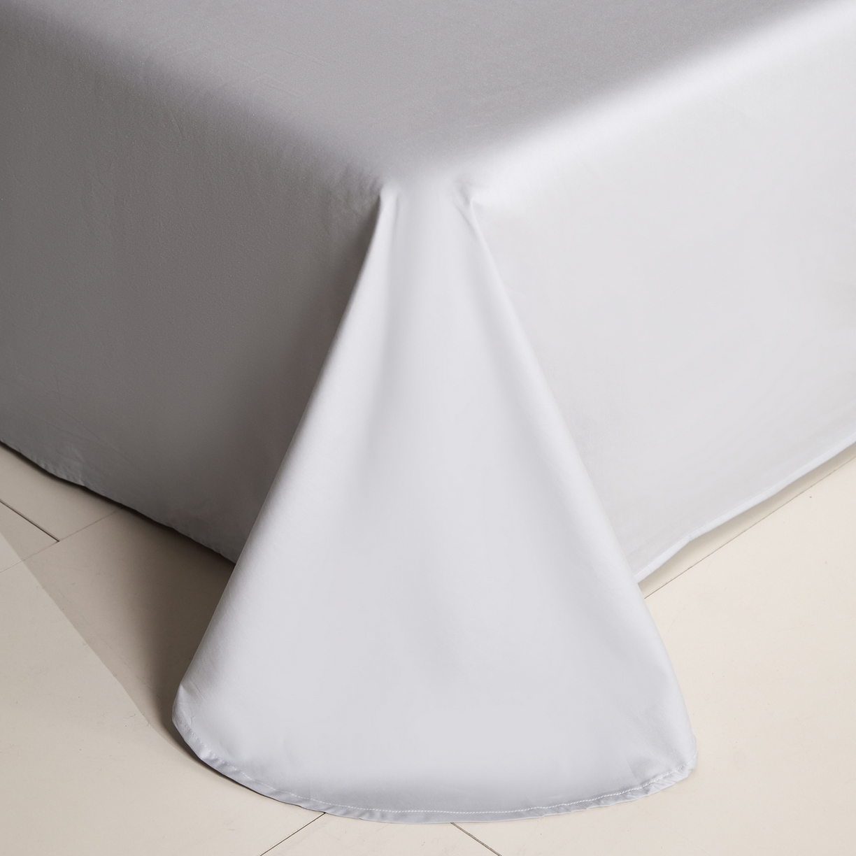 91家纺网 家纺一手货源 找家纺 新方向 2026新款数码印花50s双股全棉贡缎长绒棉四件套-罗马（严格控价 标准288元 加大308元） 罗马-爵士灰