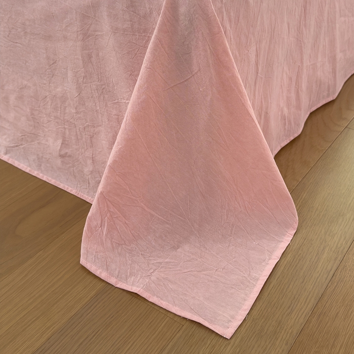 91家纺网 家纺一手货源 找家纺 被窝家纺 2026新款全棉色织贝壳边新疆棉花夏被 塞纳-粉