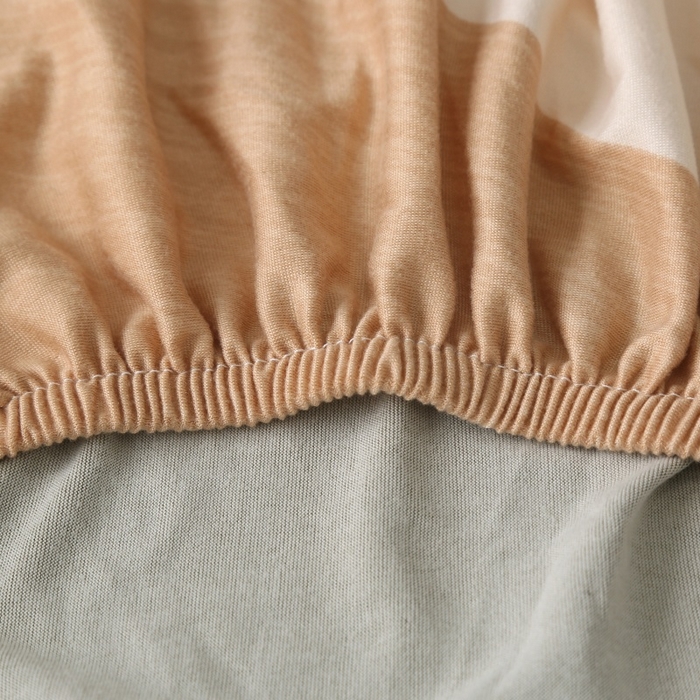 91家纺网 家纺一手货源 找家纺 雅竹 2026新款牛奶丝印花连体椅套 流波