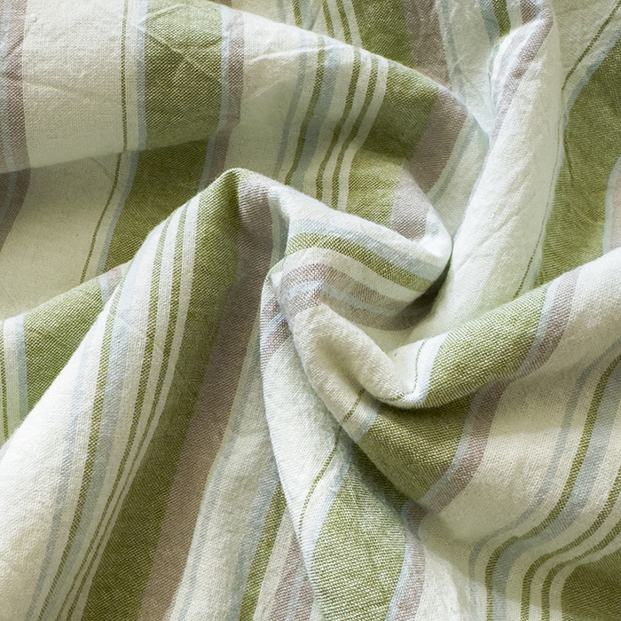 91家纺网 家纺一手货源 找家纺 被窝家纺 2026新款全棉色织贝壳边新疆棉花夏被 左岸-绿