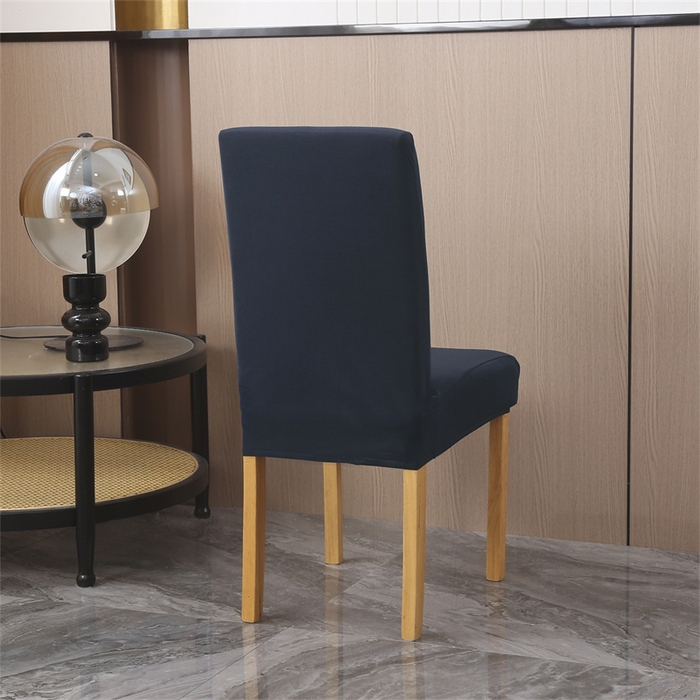 91家纺网 家纺一手货源 找家纺 雅竹家纺 2026新款纯色牛奶丝连体椅套 藏青