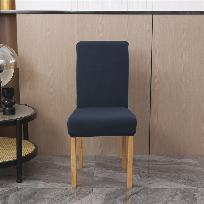 91家纺网 家纺一手货源 找家纺 雅竹家纺 2026新款纯色牛奶丝连体椅套 藏青