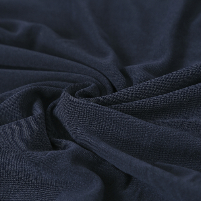 91家纺网 家纺一手货源 找家纺 雅竹家纺 2026新款纯色牛奶丝连体椅套 藏青