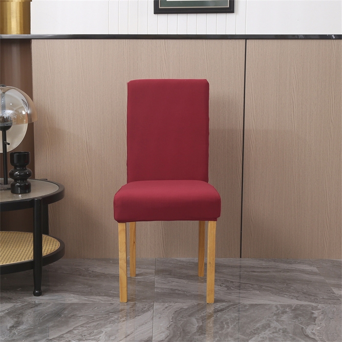 91家纺网 家纺一手货源 找家纺 雅竹家纺 2026新款纯色牛奶丝连体椅套 大红