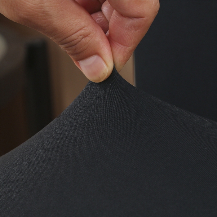 91家纺网 家纺一手货源 找家纺 雅竹家纺 2026新款纯色牛奶丝连体椅套 黑色