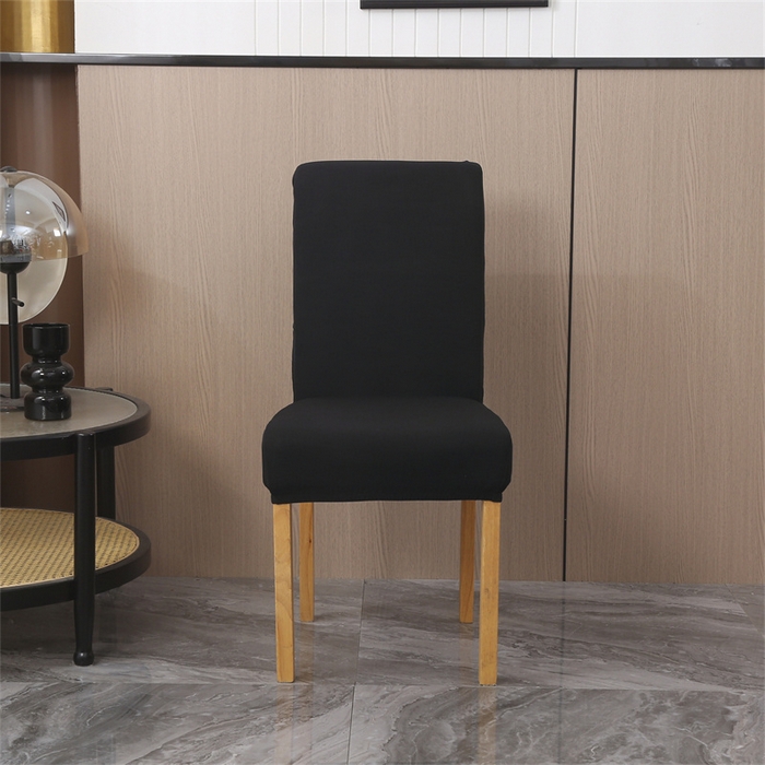 91家纺网 家纺一手货源 找家纺 雅竹家纺 2026新款纯色牛奶丝连体椅套 黑色