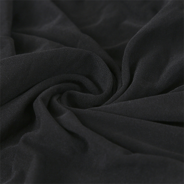 91家纺网 家纺一手货源 找家纺 雅竹家纺 2026新款纯色牛奶丝连体椅套 黑色