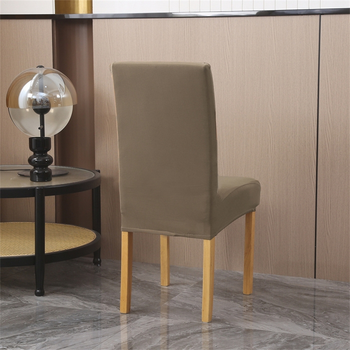 91家纺网 家纺一手货源 找家纺 雅竹家纺 2026新款纯色牛奶丝连体椅套 浅咖