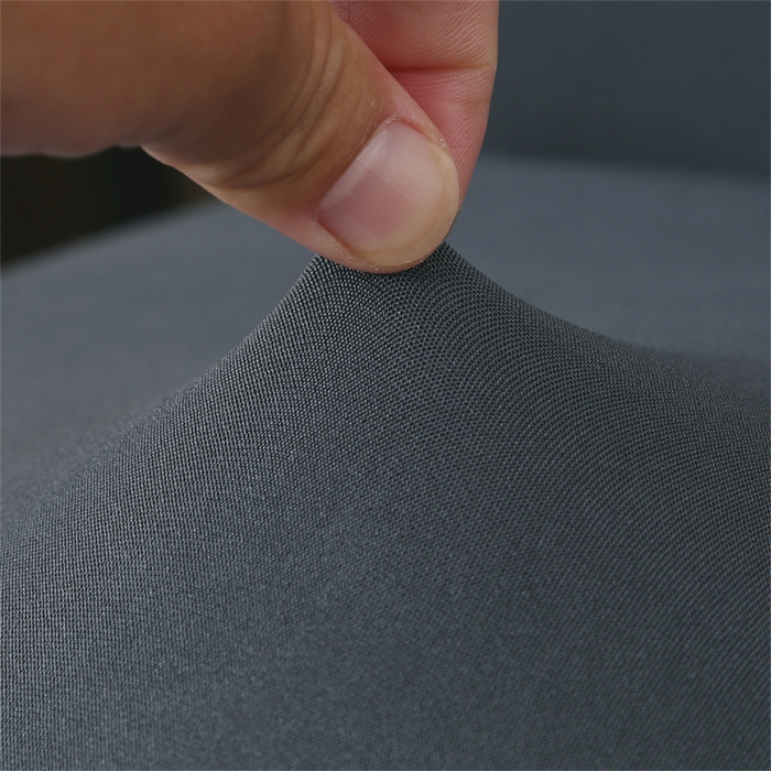 91家纺网 家纺一手货源 找家纺 雅竹家纺 2026新款纯色牛奶丝连体椅套 深灰