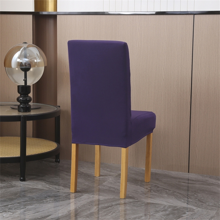 91家纺网 家纺一手货源 找家纺 雅竹家纺 2026新款纯色牛奶丝连体椅套 深紫