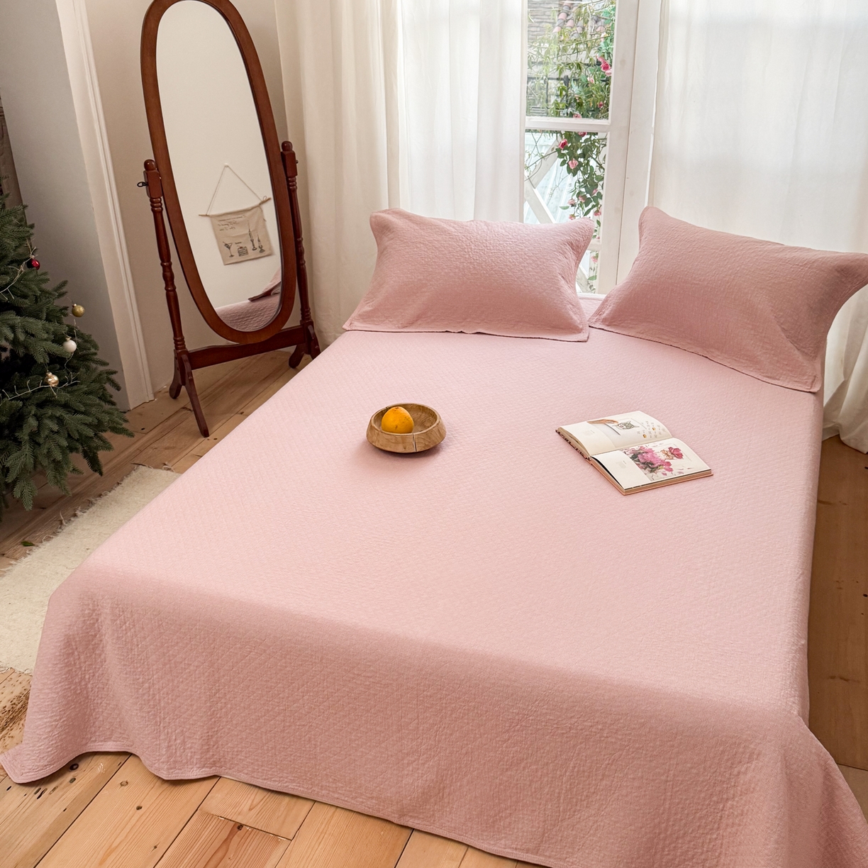 91家纺网 家纺一手货源 找家纺 （总）沐瑟家纺 2026新款纯棉四层纱布枕巾-素格和米格