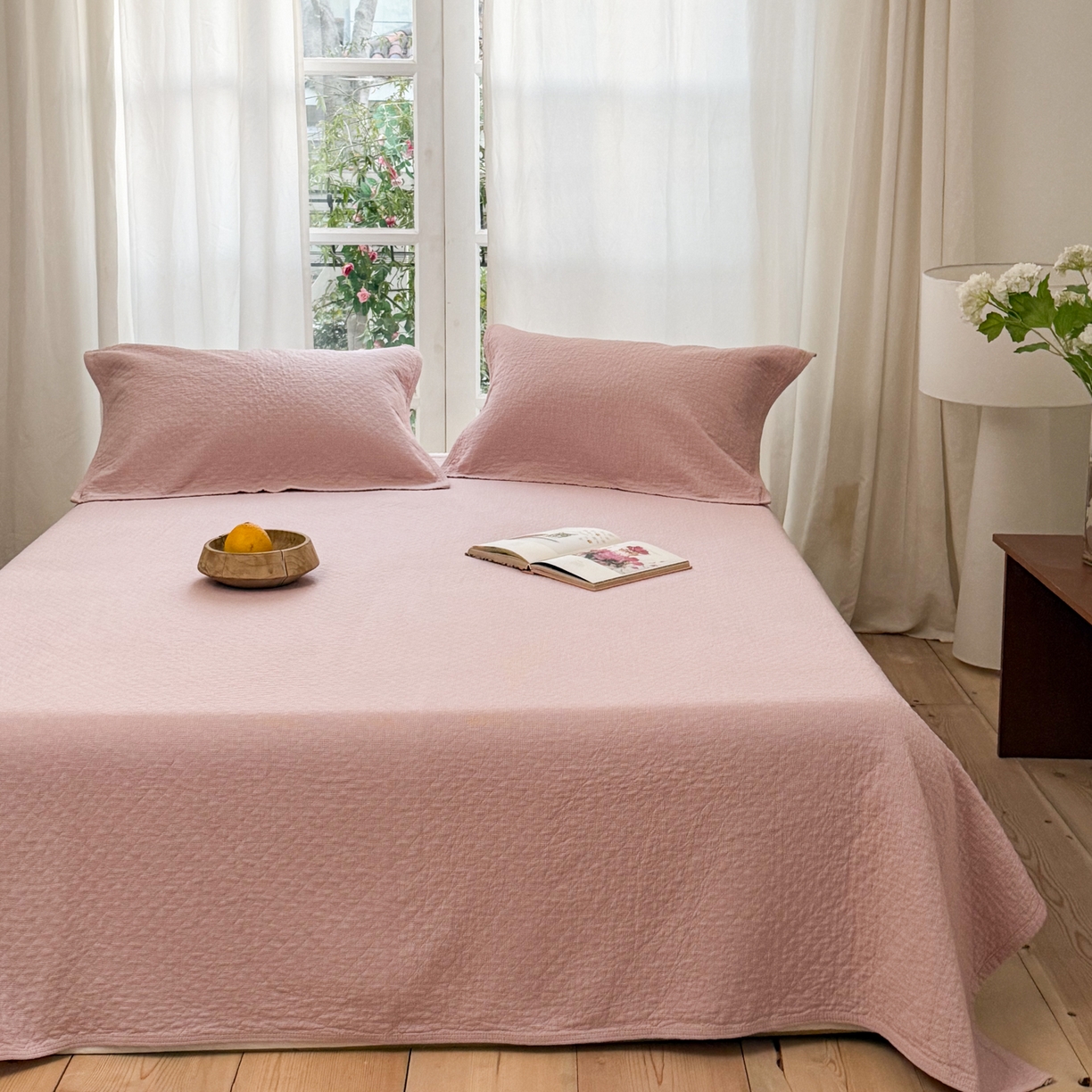 91家纺网 家纺一手货源 找家纺 （总）沐瑟家纺 2026新款纯棉四层纱布枕巾-素格和米格