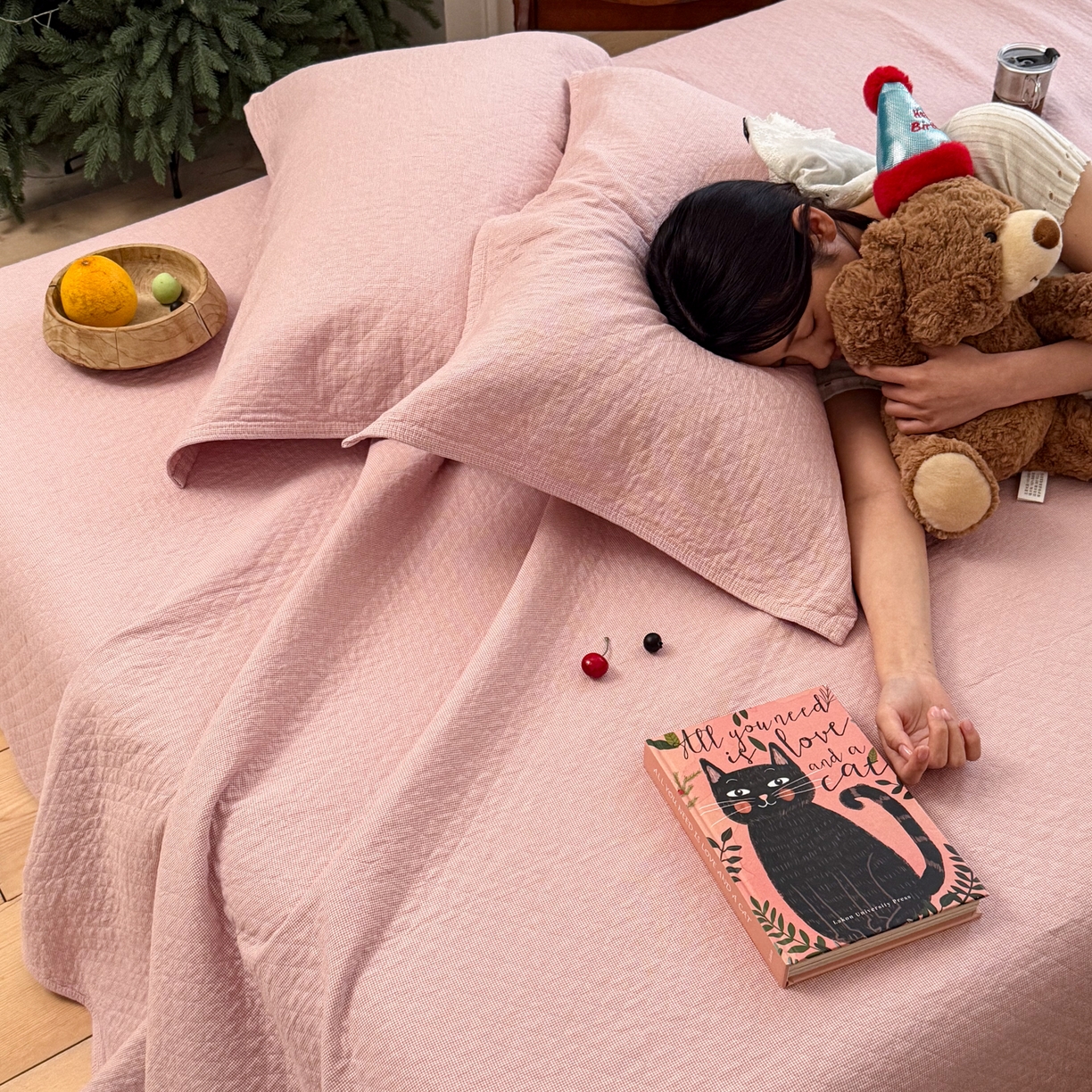 91家纺网 家纺一手货源 找家纺 （总）沐瑟家纺 2026新款纯棉四层纱布枕巾-素格和米格