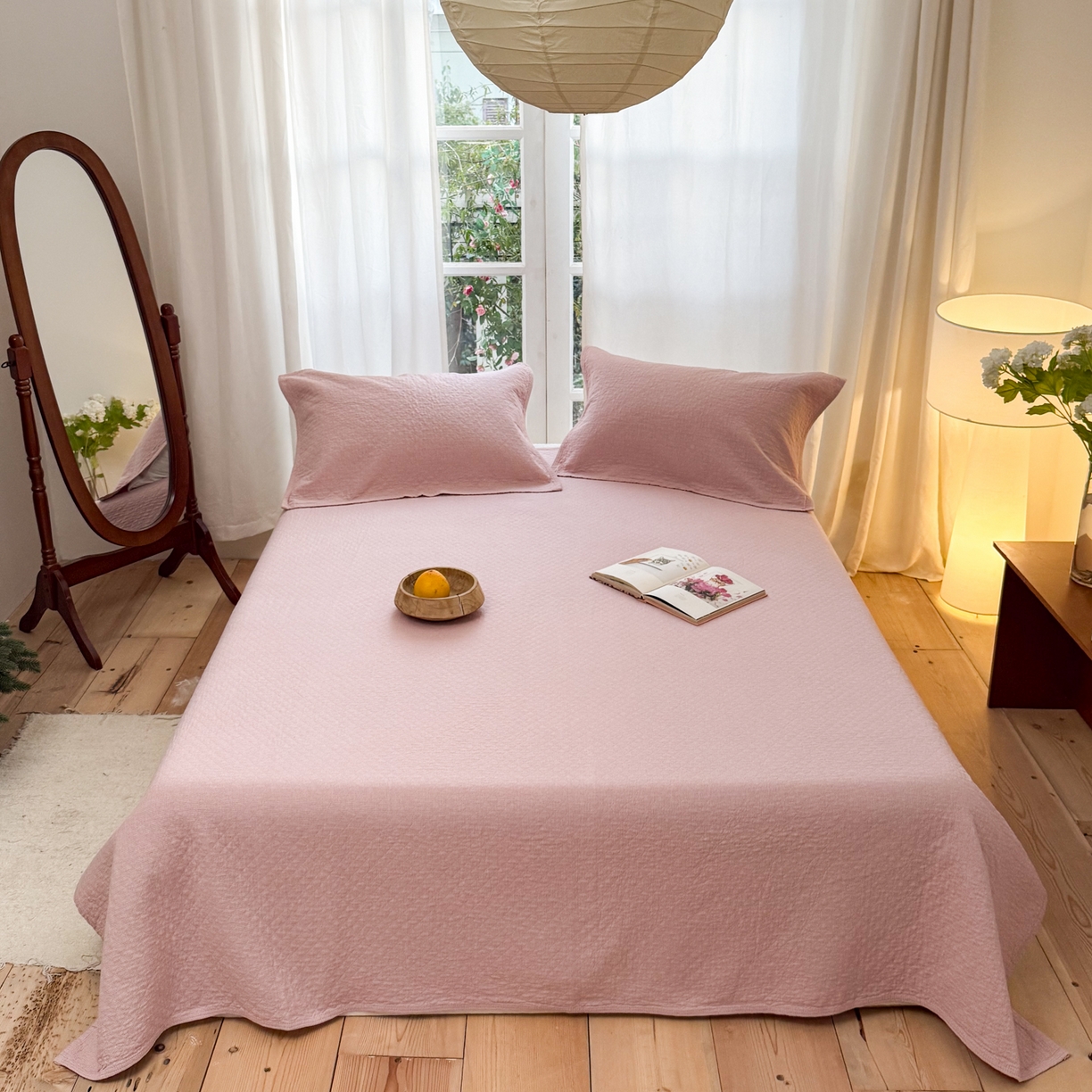 91家纺网 家纺一手货源 找家纺 （总）沐瑟家纺 2026新款纯棉四层纱布枕巾-素格和米格