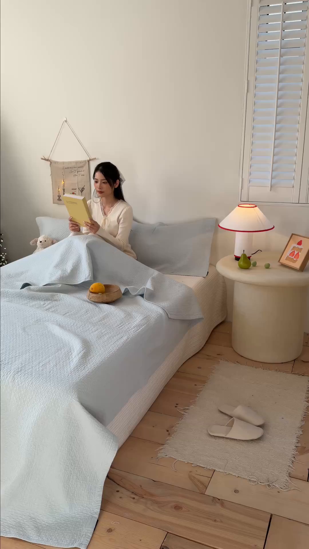 91家纺网 家纺一手货源 找家纺 沐瑟家纺 2026新款纯棉四层纱布枕巾-素格和米格 素格-浅蓝