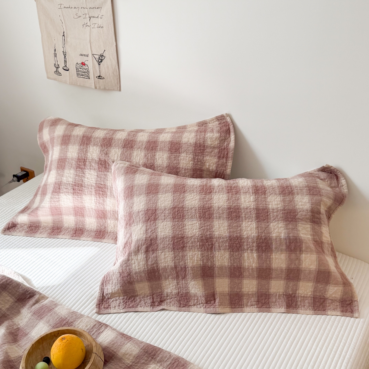 91家纺网 家纺一手货源 找家纺 （总）沐瑟家纺 2026新款纯棉四层纱布枕巾-华夫生活