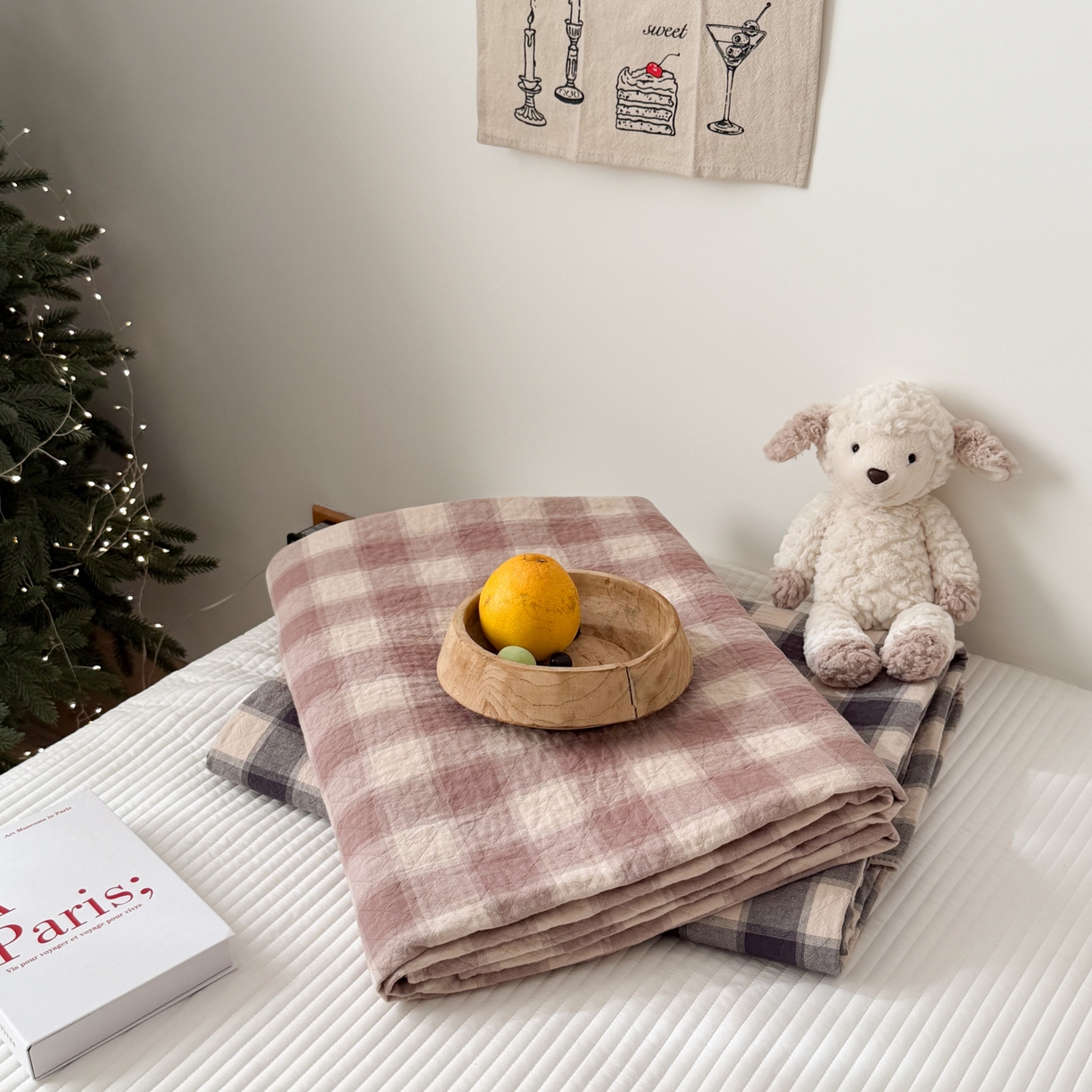 91家纺网 家纺一手货源 找家纺 沐瑟家纺 2026新款纯棉四层纱布枕巾-华夫生活 组合图