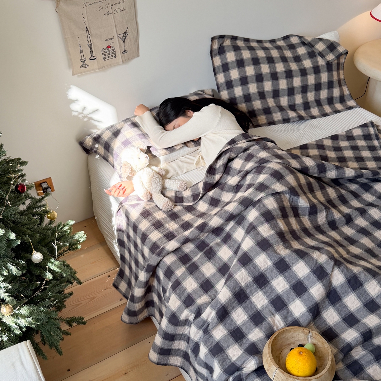 91家纺网 家纺一手货源 找家纺 沐瑟家纺 2026新款纯棉四层纱布枕巾-华夫生活 华夫生活-深灰