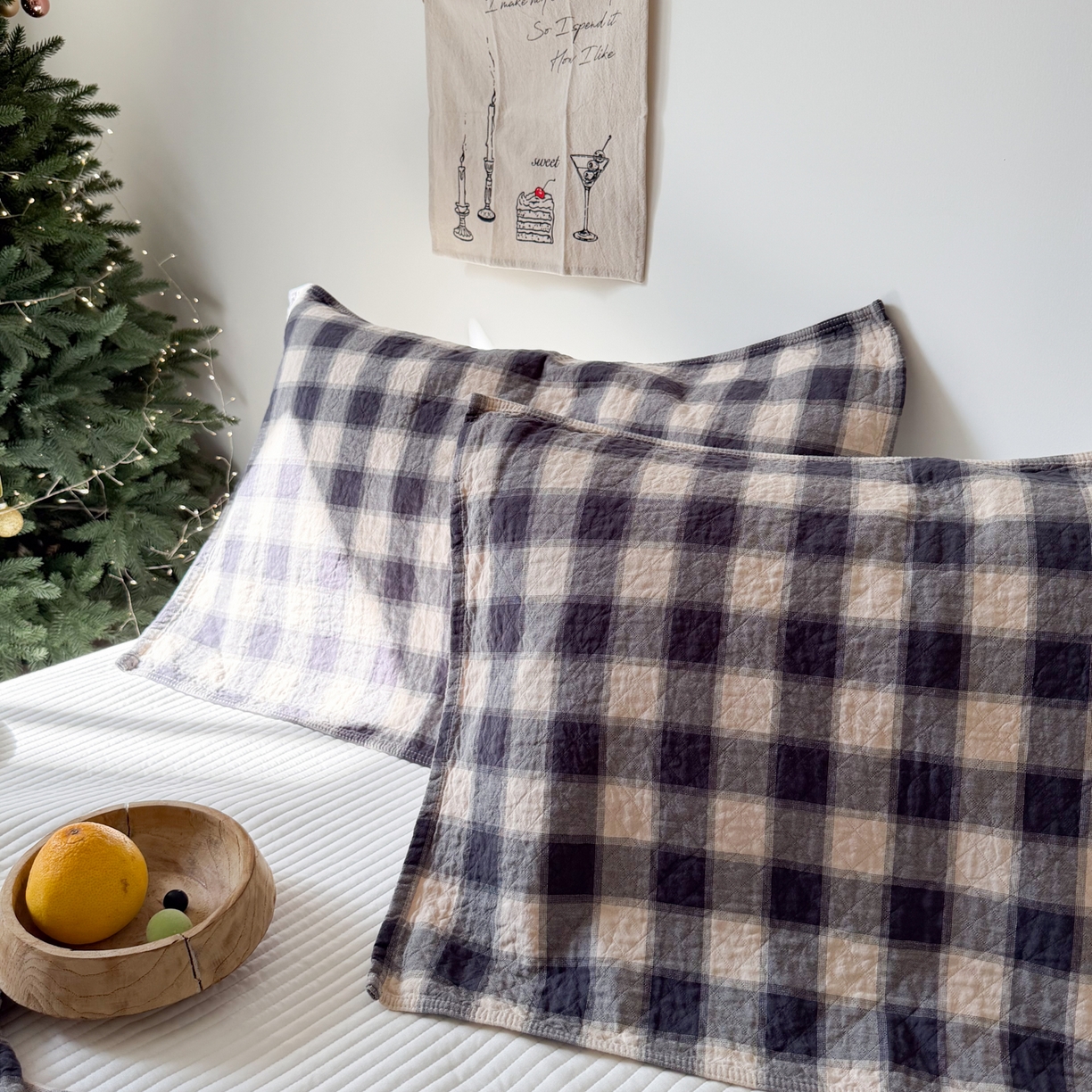 91家纺网 家纺一手货源 找家纺 沐瑟家纺 2026新款纯棉四层纱布枕巾-华夫生活 华夫生活-深灰