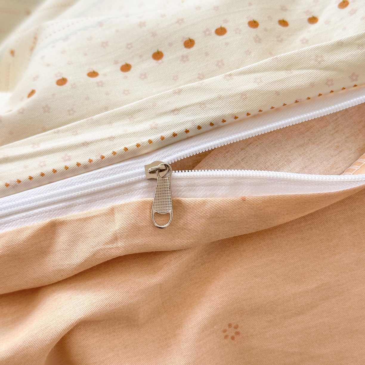 91家纺网 家纺一手货源 找家纺 梵克保罗 2026春夏新款ins小清新40支全棉13372四件套学生三件套单被套单枕套系列-第二批（单被套） 幸运星