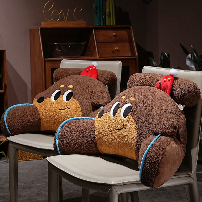 91家纺网 家纺一手货源 找家纺 （总）仟亿莱 2026新款腊肠狗拥抱式腰靠