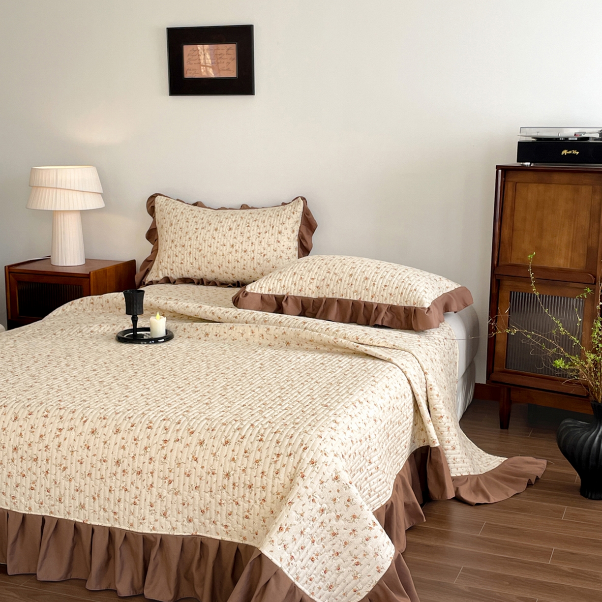 91家纺网 家纺一手货源 找家纺 （总）慕澄家纺 2026新款高克重仿棉碎花床盖