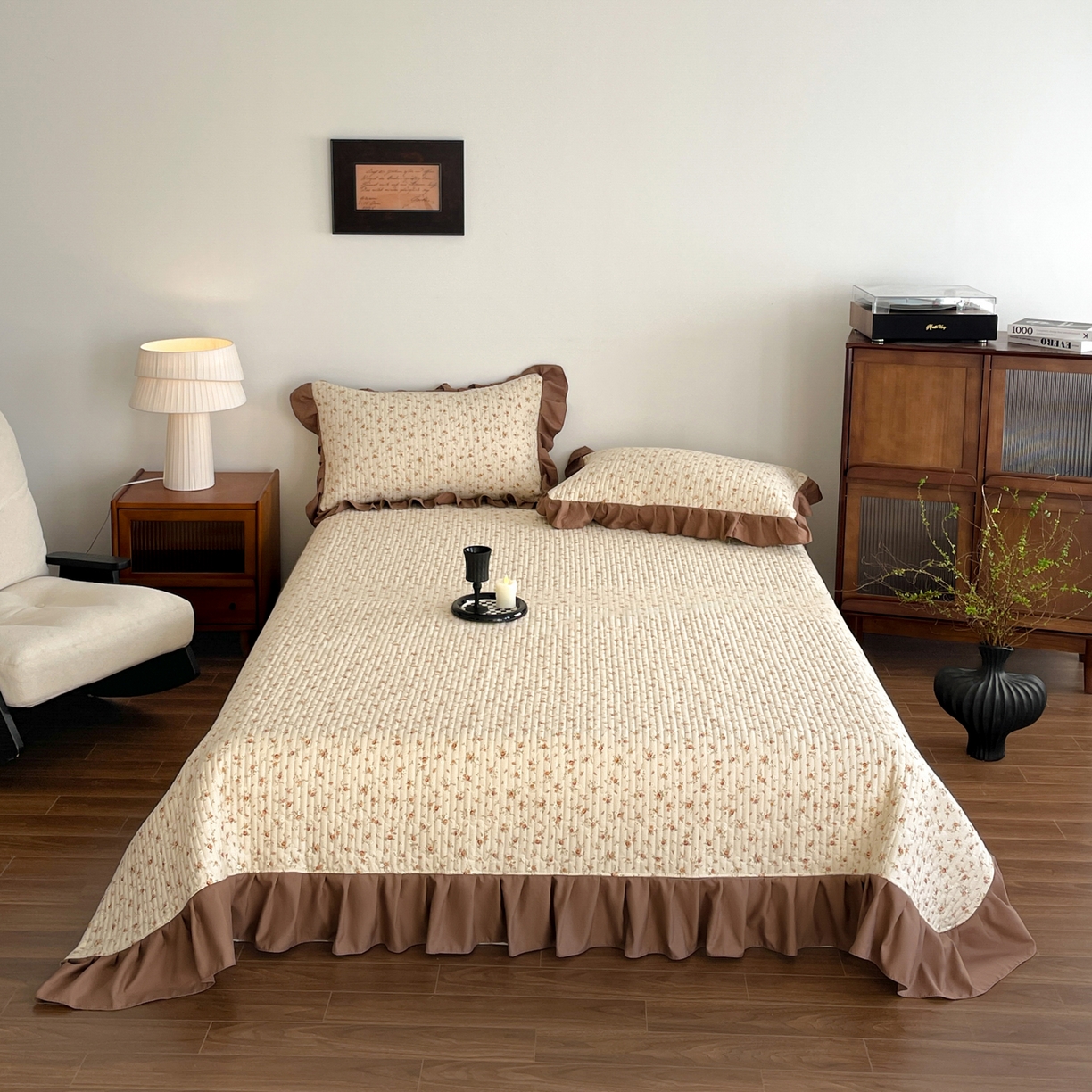 91家纺网 家纺一手货源 找家纺 （总）慕澄家纺 2026新款高克重仿棉碎花床盖