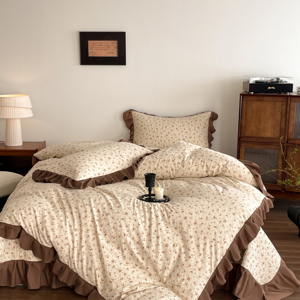 91家纺网 家纺一手货源 找家纺 （总）慕澄家纺 2026新款高克重仿棉碎花床盖