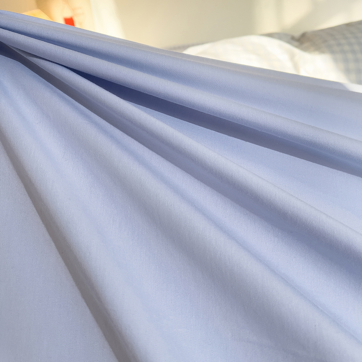 91家纺网 家纺一手货源 找家纺 炫拼家纺 2026新款A类全棉水洗棉贝壳边毛巾绣四件套-炫彩系列 炫彩-蓝