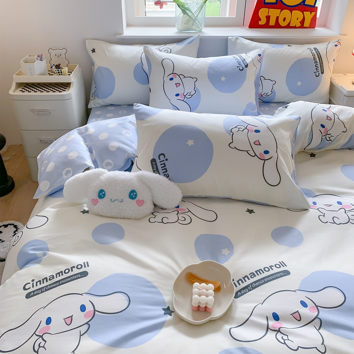 91家纺网 家纺一手货源 找家纺 （总）玉元坊 2026新款正版授权三丽鸥系列全棉纯棉床单四件套学生三件套-大耳狗帕恰狗布丁狗系列