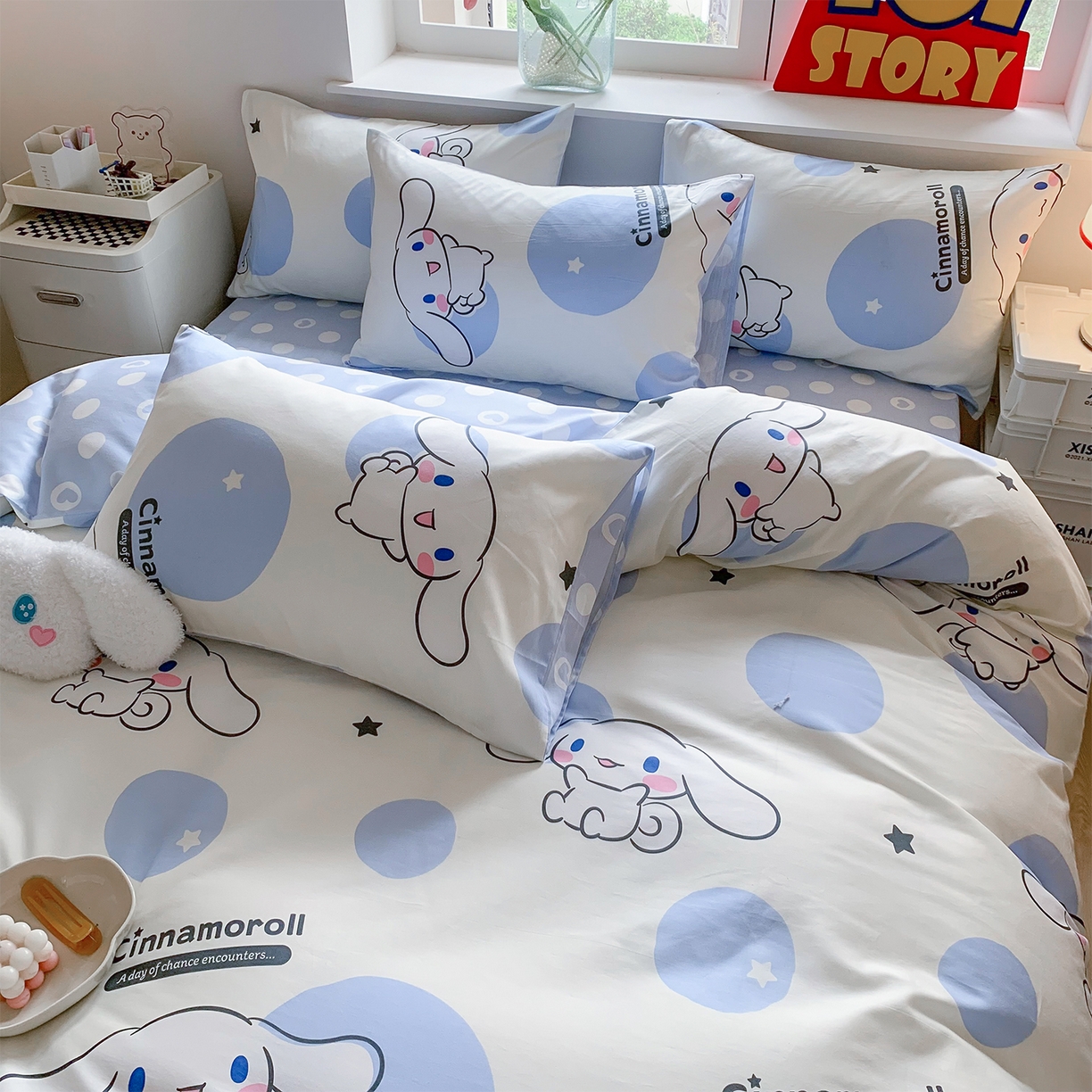 91家纺网 家纺一手货源 找家纺 （总）玉元坊 2026新款正版授权三丽鸥系列全棉纯棉床单四件套学生三件套-大耳狗帕恰狗布丁狗系列