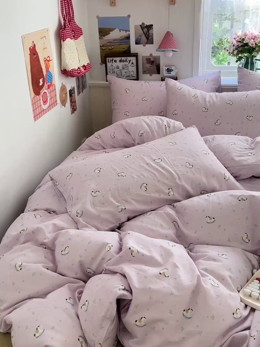 91家纺网 家纺一手货源 找家纺 焱博家纺 2026新款A类全棉双层纱系列四件套 宝妮乐园