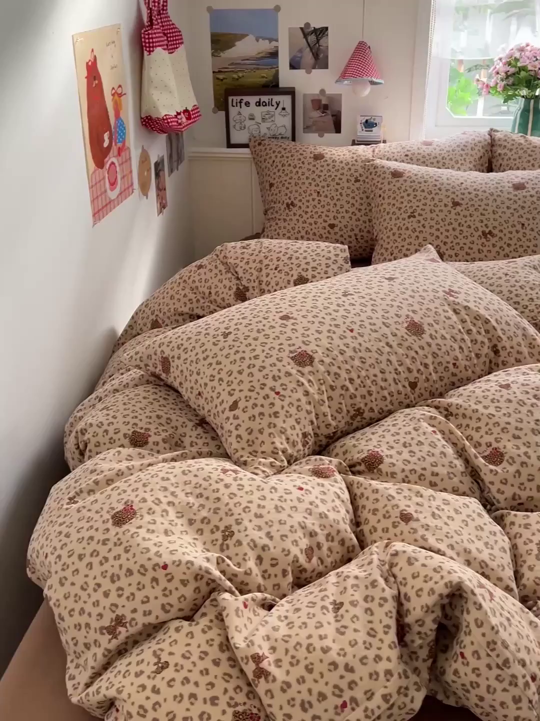 91家纺网 家纺一手货源 找家纺 焱博家纺 2026新款A类全棉双层纱系列四件套 千禧少女