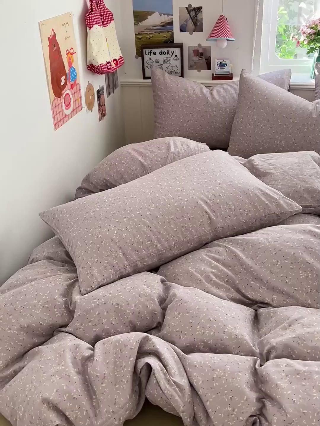 91家纺网 家纺一手货源 找家纺 焱博家纺 2026新款A类全棉双层纱系列四件套 温锦织