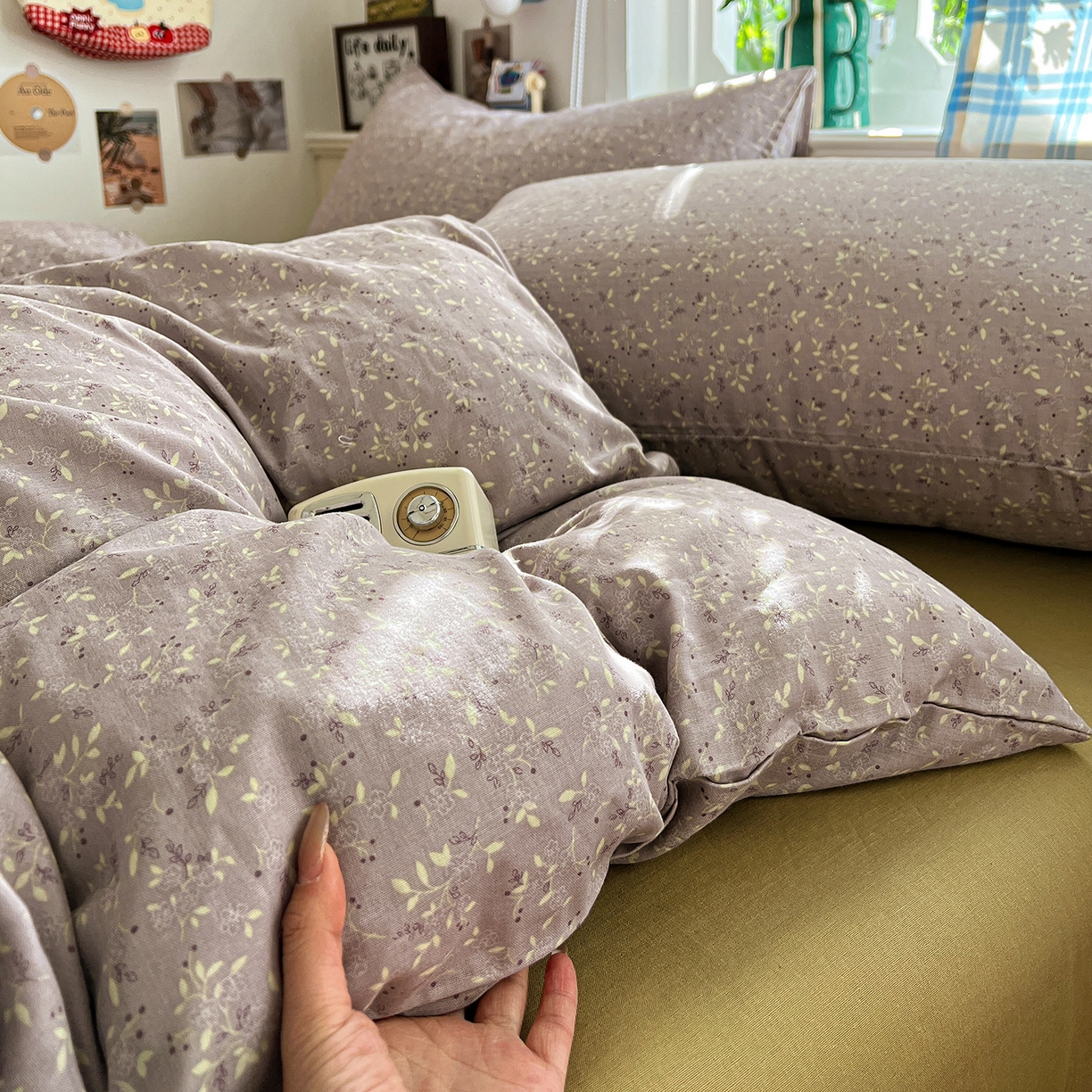 91家纺网 家纺一手货源 找家纺 （总）焱博家纺 2026新款A类全棉双层纱系列单被套