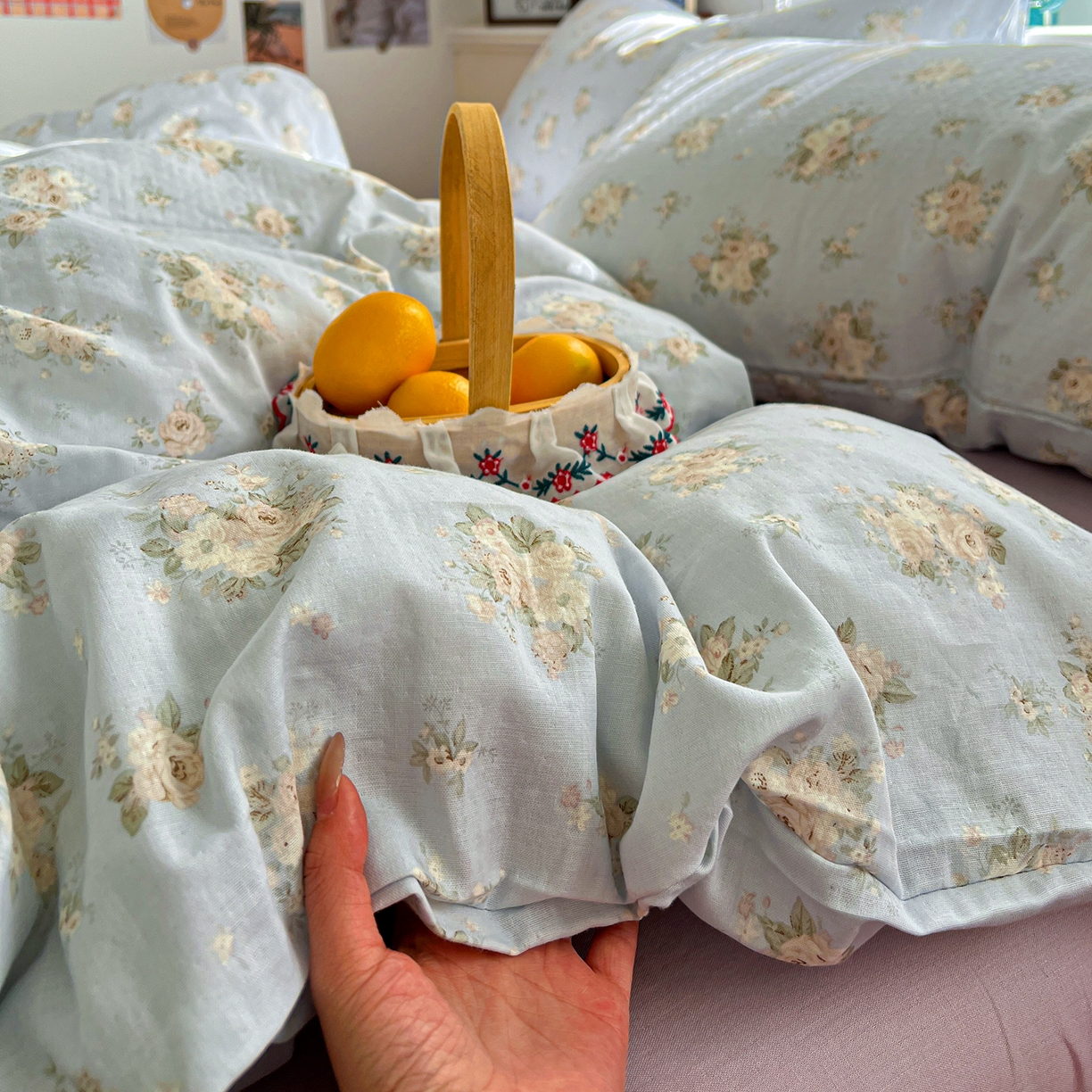 91家纺网 家纺一手货源 找家纺 （总）焱博家纺 2026新款A类全棉双层纱系列单被套