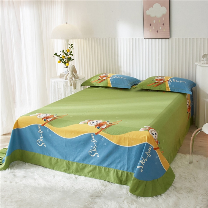 91家纺网 家纺一手货源 找家纺 （总）沐白家居 2023全棉大版生态磨毛四件套