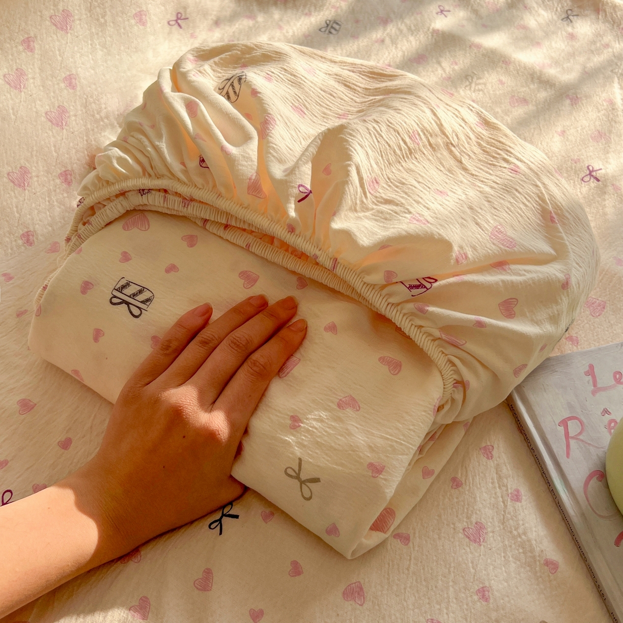 91家纺网 家纺一手货源 找家纺 （总）繁花家居 2026新款泡芙棉云感木棉邹邹纱单床笠床单单件学生床