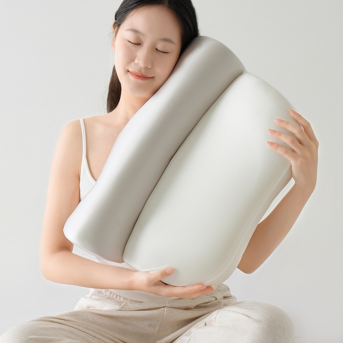 91家纺网 家纺一手货源 找家纺 （总）佑金甜 2026新款二合一护颈牵引记忆分区枕枕头枕芯