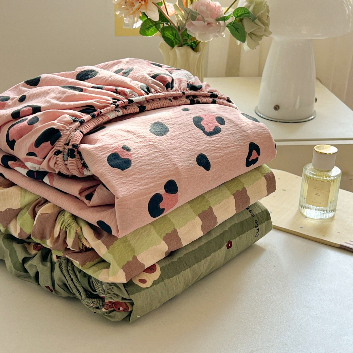 91家纺网 家纺一手货源 找家纺 繁花家居 2026新款泡芙棉云感木棉邹邹纱单床笠床单单件学生床 组合图仅供展示不可下单