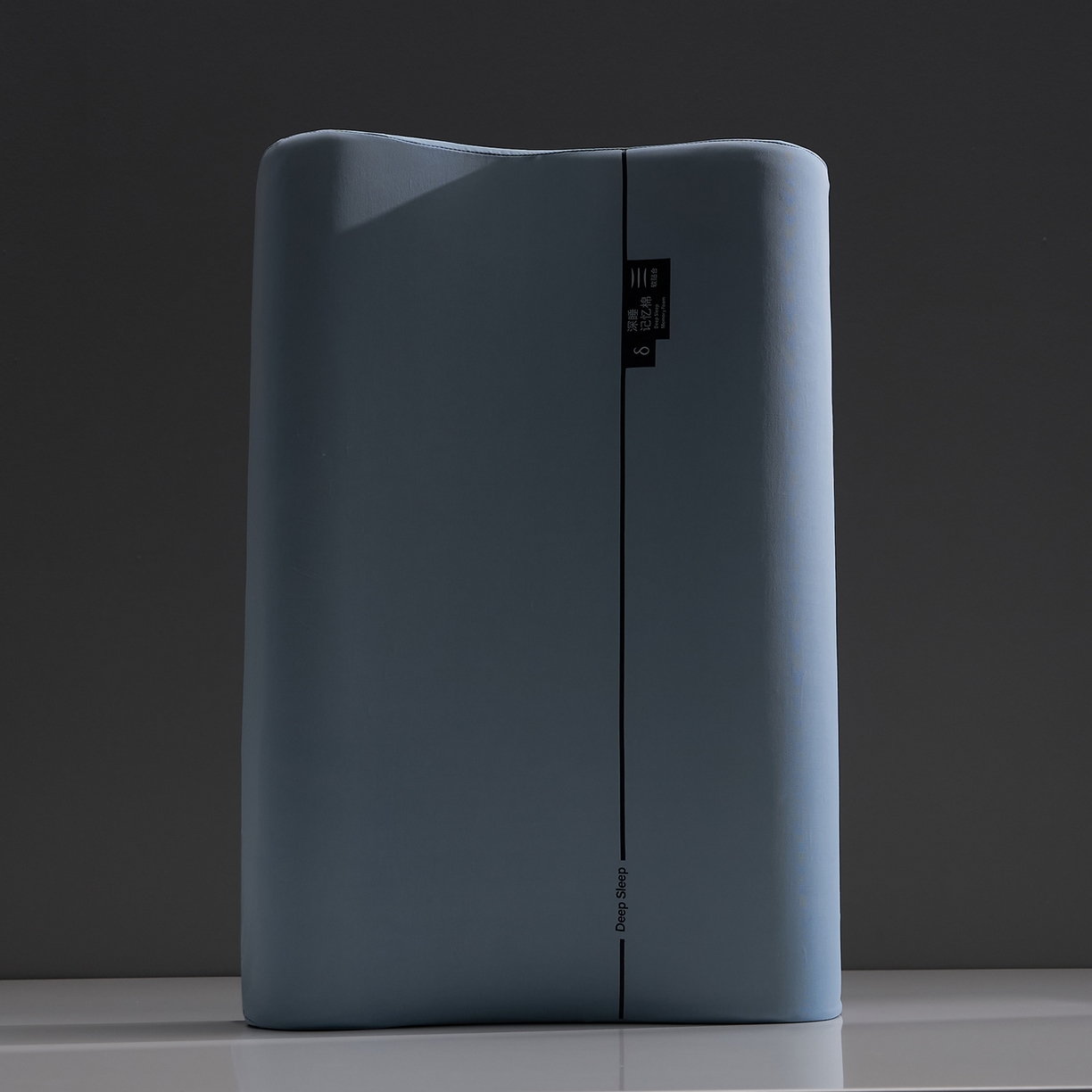 91家纺网 家纺一手货源 找家纺 鼎盛乳胶 2026新款深睡记忆棉波浪枕枕头枕芯 蓝